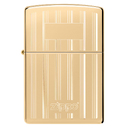 Зажигалка ZIPPO классическая с покрытием Глянцевая латунь | Classic High Polish Brass, латунь/сталь, золотистая, 38x13x57 мм для нанесения логотипа