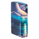 Зажигалка ZIPPO Пингвины с покрытием, светящимся в темноте зеленым | Penguin Glow In The Dark Green, латунь/сталь, разноцветная, 38x13x57 мм для нанесения логотипа