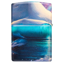 Зажигалка ZIPPO Пингвины с покрытием, светящимся в темноте зеленым | Penguin Glow In The Dark Green, латунь/сталь, разноцветная, 38x13x57 мм для нанесения логотипа