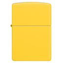 Зажигалка ZIPPO классическая с покрытием цвета подсолнуха | Classic Sunflower, латунь/сталь, желтая, глянцевая, 38x13x57 мм для нанесения логотипа
