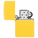 Зажигалка ZIPPO классическая с покрытием цвета подсолнуха | Classic Sunflower, латунь/сталь, желтая, глянцевая, 38x13x57 мм для нанесения логотипа