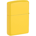 Зажигалка ZIPPO классическая с покрытием цвета подсолнуха | Classic Sunflower, латунь/сталь, желтая, глянцевая, 38x13x57 мм для нанесения логотипа