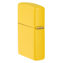 Зажигалка ZIPPO классическая с покрытием цвета подсолнуха | Classic Sunflower, латунь/сталь, желтая, глянцевая, 38x13x57 мм для нанесения логотипа