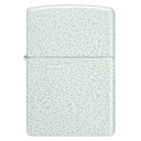 Зажигалка ZIPPO классическая с ледяным покрытием | Classic Glacier, латунь/сталь, белая, матовая, 38x13x57 мм для нанесения логотипа