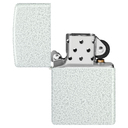 Зажигалка ZIPPO классическая с ледяным покрытием | Classic Glacier, латунь/сталь, белая, матовая, 38x13x57 мм для нанесения логотипа