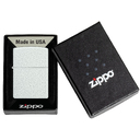 Зажигалка ZIPPO классическая с ледяным покрытием | Classic Glacier, латунь/сталь, белая, матовая, 38x13x57 мм для нанесения логотипа
