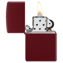 Зажигалка ZIPPO классическая с покрытием мерло | Classic Merlot, латунь/сталь, бордовая, глянцевая, 38x13x57 мм для нанесения логотипа