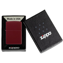 Зажигалка ZIPPO классическая с покрытием мерло | Classic Merlot, латунь/сталь, бордовая, глянцевая, 38x13x57 мм для нанесения логотипа