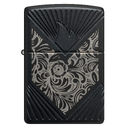 Зажигалка ZIPPO Armor® Коллекционная с черным матовым покрытием | Collectible of the Year Black Matte, латунь/сталь, чёрная, матовая, 38x13x57 мм для нанесения логотипа