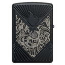 Зажигалка ZIPPO Armor® Коллекционная с черным матовым покрытием | Collectible of the Year Black Matte, латунь/сталь, чёрная, матовая, 38x13x57 мм для нанесения логотипа