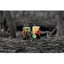 Зажигалка ZIPPO Нарисованный тигр с покрытием Искусственно состаренная латунь | Painted Tiger 540 Tumbled Brass,латунь/сталь,разноцветная, 38x13x57 мм для нанесения логотипа