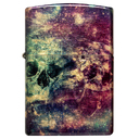 Зажигалка ZIPPO Галактика черепа с покрытием Искусственно состаренная латунь | Galaxy Skull 540 Tumbled Brass, латунь/сталь, разноцветная, 38x13x57 мм для нанесения логотипа