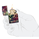 Зажигалка ZIPPO Галактика черепа с покрытием Искусственно состаренная латунь | Galaxy Skull 540 Tumbled Brass, латунь/сталь, разноцветная, 38x13x57 мм для нанесения логотипа