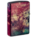 Зажигалка ZIPPO Галактика черепа с покрытием Искусственно состаренная латунь | Galaxy Skull 540 Tumbled Brass, латунь/сталь, разноцветная, 38x13x57 мм для нанесения логотипа