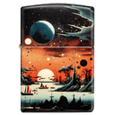 Зажигалка ZIPPO Галактический пейзаж с матовым покрытием на 540 | Galactic Landscape Design 540 Matte, латунь/сталь, разноцветная, матовая, 38x13x57мм для нанесения логотипа