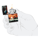 Зажигалка ZIPPO Галактический пейзаж с матовым покрытием на 540 | Galactic Landscape Design 540 Matte, латунь/сталь, разноцветная, матовая, 38x13x57мм для нанесения логотипа