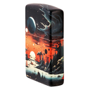Зажигалка ZIPPO Галактический пейзаж с матовым покрытием на 540 | Galactic Landscape Design 540 Matte, латунь/сталь, разноцветная, матовая, 38x13x57мм для нанесения логотипа