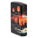 Зажигалка ZIPPO Галактический пейзаж с матовым покрытием на 540 | Galactic Landscape Design 540 Matte, латунь/сталь, разноцветная, матовая, 38x13x57мм для нанесения логотипа