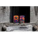 Зажигалка ZIPPO Зловещий подсолнух с покрытием Искусственно состаренная латунь | Spooky Sunflower 540 Tumbled Brass, латунь/сталь, разноцв.,38x13x57мм для нанесения логотипа
