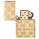 Зажигалка ZIPPO Armor® с покрытием Глянцевая латунь | High Polish Brass, латунь/сталь, золотистая, 38x13x57 мм для нанесения логотипа
