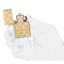 Зажигалка ZIPPO Armor® с покрытием Глянцевая латунь | High Polish Brass, латунь/сталь, золотистая, 38x13x57 мм для нанесения логотипа