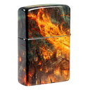 Зажигалка ZIPPO Огненная колдунья с покрытием Искусственно состаренная латунь | Fire Mage 540 Tumbled Brass, латунь/сталь, разноцветная, 38x13x57 мм для нанесения логотипа