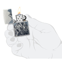 Зажигалка ZIPPO Набросок горы с покрытием Искусственно состаренный хром на 540 | Mountain Sketch 540 Tumbled Chrome, латунь/сталь, разноцветная, 38x13 для нанесения логотипа