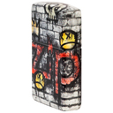 Зажигалка ZIPPO Король граффити с матовым покрытием на 540 | Graffiti King 540 Matte, латунь/сталь, разноцветная, матовая, 38x13x57 мм для нанесения логотипа
