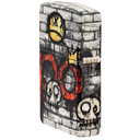 Зажигалка ZIPPO Король граффити с матовым покрытием на 540 | Graffiti King 540 Matte, латунь/сталь, разноцветная, матовая, 38x13x57 мм для нанесения логотипа