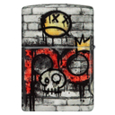 Зажигалка ZIPPO Король граффити с матовым покрытием на 540 | Graffiti King 540 Matte, латунь/сталь, разноцветная, матовая, 38x13x57 мм для нанесения логотипа