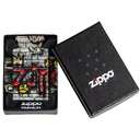 Зажигалка ZIPPO Король граффити с матовым покрытием на 540 | Graffiti King 540 Matte, латунь/сталь, разноцветная, матовая, 38x13x57 мм для нанесения логотипа