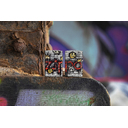 Зажигалка ZIPPO Король граффити с матовым покрытием на 540 | Graffiti King 540 Matte, латунь/сталь, разноцветная, матовая, 38x13x57 мм для нанесения логотипа