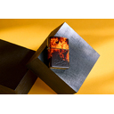 Зажигалка ZIPPO Пламя из ада с покрытием Искусственно состаренная латунь | Fusion Inferno 540 Tumbled Brass, латунь/сталь, разноцветная, 38x13x57 мм для нанесения логотипа