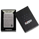 Зажигалка ZIPPO Armor® Пламя c античным серебристым покрытием | Flame Antique Silver, латунь/сталь, серебристая, 38x13x57 мм для нанесения логотипа