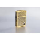 Зажигалка ZIPPO Armor® Пламя c покрытием античная латунь | Flame Antique Brass, латунь/сталь, золотистая, 38x13x57 мм для нанесения логотипа