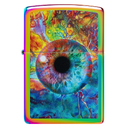 Зажигалка ZIPPO Необычный глаз с разноцветным покрытием | Spacey Eye Multi Color, латунь/сталь, разноцветная, глянцевая, 38x13x57 мм для нанесения логотипа