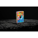 Зажигалка ZIPPO Необычный глаз с разноцветным покрытием | Spacey Eye Multi Color, латунь/сталь, разноцветная, глянцевая, 38x13x57 мм для нанесения логотипа