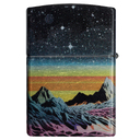 Зажигалка ZIPPO Космос с покрытием Искусственно состаренный хром на 540 | Space in Color 540 Tumbled Chrome, латунь/сталь, разноцветная, 38x13x57 мм для нанесения логотипа