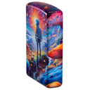 Зажигалка ZIPPO Лес грибов с матовым покрытием на 540 | Mushroom Forest Design 540 Matte, латунь/сталь, разноцветная, матовая, 38x13x57 мм для нанесения логотипа