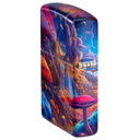 Зажигалка ZIPPO Лес грибов с матовым покрытием на 540 | Mushroom Forest Design 540 Matte, латунь/сталь, разноцветная, матовая, 38x13x57 мм для нанесения логотипа