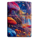 Зажигалка ZIPPO Лес грибов с матовым покрытием на 540 | Mushroom Forest Design 540 Matte, латунь/сталь, разноцветная, матовая, 38x13x57 мм для нанесения логотипа