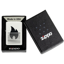 Зажигалка ZIPPO Пламя с градиентом с белым матовым покрытием | Flame Gradient Design White Matte, латунь/сталь, белая, матовая, 38x13x57 мм для нанесения логотипа