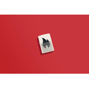 Зажигалка ZIPPO Пламя с градиентом с белым матовым покрытием | Flame Gradient Design White Matte, латунь/сталь, белая, матовая, 38x13x57 мм для нанесения логотипа