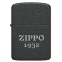 Зажигалка ZIPPO Реплика 1941 года с черным покрытием с кракелюром | 1941 Replica™ Black Crackle, латунь/сталь, черная, матовая, 38x13x57 мм для нанесения логотипа