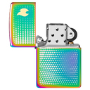 Зажигалка ZIPPO Точечная матрица с разноцветным покрытием | Dot Matrix Multi Color, латунь/сталь, разноцветная, глянцевая, 38x13x57 мм для нанесения логотипа