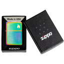 Зажигалка ZIPPO Точечная матрица с разноцветным покрытием | Dot Matrix Multi Color, латунь/сталь, разноцветная, глянцевая, 38x13x57 мм для нанесения логотипа