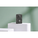 Зажигалка ZIPPO Пламя на мраморе с глянцевым черным покрытием | Marble Flame High Polish Black, латунь/сталь, черная, глянцевая, 38x13x57 мм для нанесения логотипа