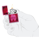 Зажигалка ZIPPO Пульсация с ярко-розовым покрытием | Pulse Frequency, латунь/сталь, малиновая, глянцевая, 38x13x57 мм для нанесения логотипа