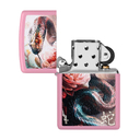 Зажигалка ZIPPO Анаконда Мацци с розовым матовым покрытием | Mazzi® Anaconda Pink Matte, латунь/сталь, розовая, матовая, 38x13x57 м для нанесения логотипа