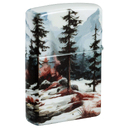 Зажигалка ZIPPO Снежная долина с матовым покрытием на 540 | Frozen Valley 540 Matte, латунь/сталь, разноцветная, матовая, 38x13x57 мм для нанесения логотипа
